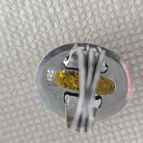 NWT Authentic Amber gorgeous ring.925° - Picture 6 of 8